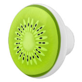 キウイスタイルのフルーツスライス セラミックノブ (右)