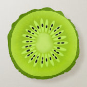 キウイスタイルのフルーツスライス ラウンドクッション (裏面)