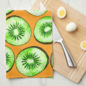 キウイスライス キッチンタオル (四つ折り)