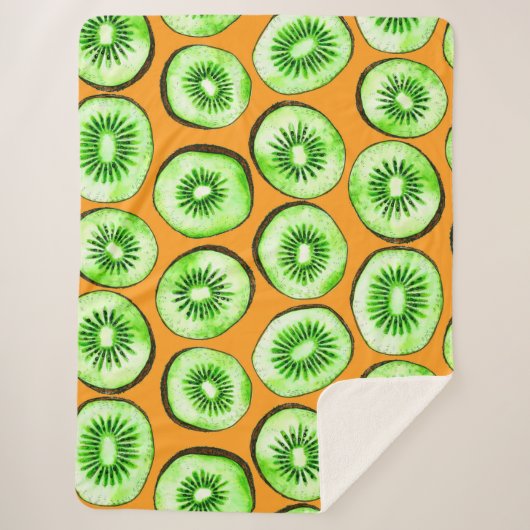 キウイスライス シェルパブランケット (正面)