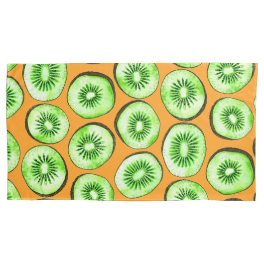 キウイスライス 枕カバー (正面左)