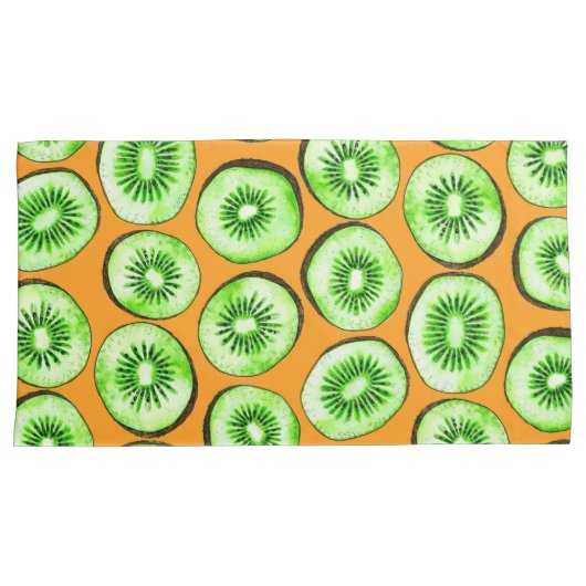 キウイスライス 枕カバー (正面右)