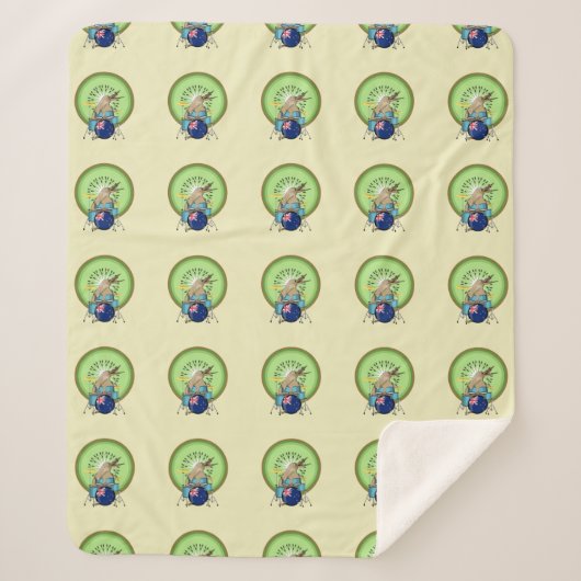 キウイバードドラマー シェルパブランケット (正面)
