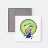 キウイバードドラム マグネット (正面/裏面)