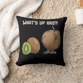 キウイバードフルーツ動物のジョークキウイ クッション (ブランケット)