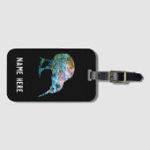 キウイパーソナライズされたポーラゲッジタグ ラゲッジタグ (正面横)