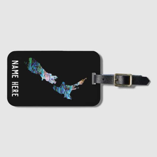 キウイパーソナライズされたポーラゲッジタグ ラゲッジタグ (正面横)