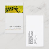 キウイフルーツのクローズアップ卸売ビジネスカード 名刺 (正面/裏面)