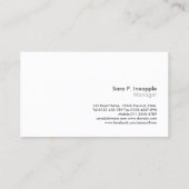 キウイフルーツのクローズアップ卸売ビジネスカード 名刺 (裏面)