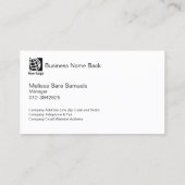 キウイフルーツクローズアップ果物卸売り名刺 名刺 (裏面)