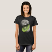 キウイフルーツムーンプラネット天文学宇宙Sci Tシャツ (正面フル)