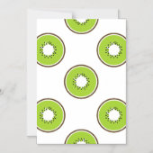 キウイフルーツ横断切片 マグネット招待状 (正面)