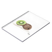 キウイフルーツ水彩 ノートブック (左側)