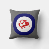 キウイラウンドデル枕 クッション (裏面)