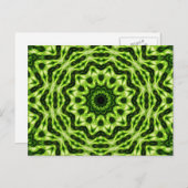 キウイ万華鏡のように千変万化するパターン ポストカード (正面/裏面)