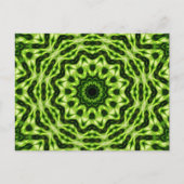 キウイ万華鏡のように千変万化するパターン ポストカード (正面)