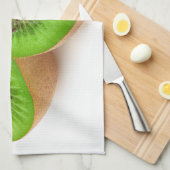 キウイ半分 キッチンタオル (四つ折り)