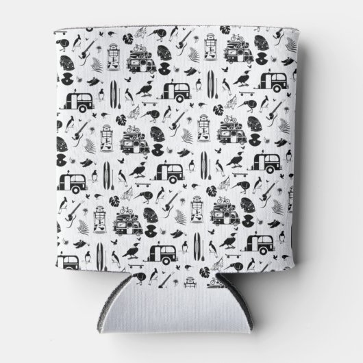 キウイ夏パターンTRANS 缶クーラー (正面)