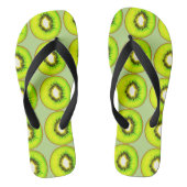 キウイ模様 ビーチサンダル (フットベッド)