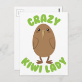 キウイ熱狂するレディーサークル ポストカード (正面/裏面)