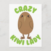 キウイ熱狂するレディーサークル ポストカード (正面)