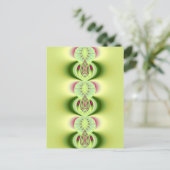 キウイ素晴らしフラクタル ポストカード (スタンド正面)