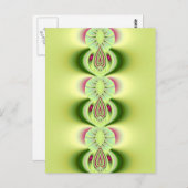 キウイ素晴らしフラクタル ポストカード (正面/裏面)