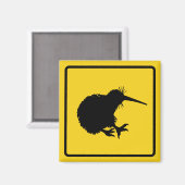 キウイ警告の磁石 マグネット (正面/裏面)