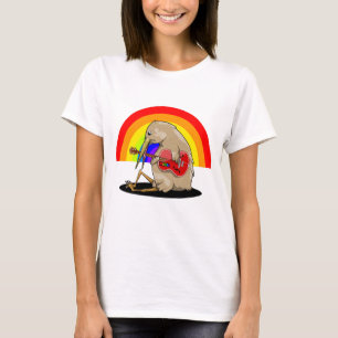 キウイ遊バードはアコースティックギター Tシャツ
