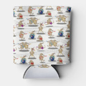 キウイ音楽パターン 缶クーラー (正面)