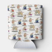 キウイ音楽パターン 缶クーラー (裏面)