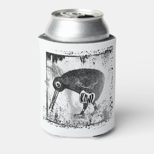 キウイ鳥 缶クーラー (缶裏面)