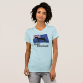 キウイ・クーガー 女性用Tシャツ Tシャツ (正面フル)