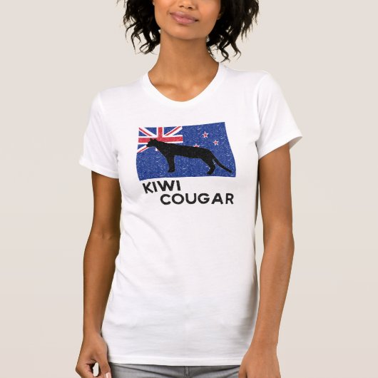 キウイ・クーガー 女性用Tシャツ Tシャツ (正面)