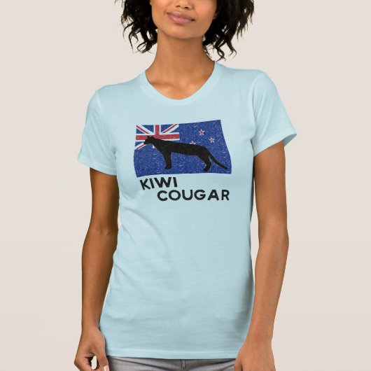 キウイ・クーガー 女性用Tシャツ Tシャツ (正面)