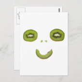 キウイ – スマイル – ポストカルテ ポストカード (正面/裏面)