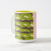 キウイ ツートーンマグカップ (正面左)