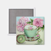 キウイ&ティーマグネット マグネット (正面/裏面)