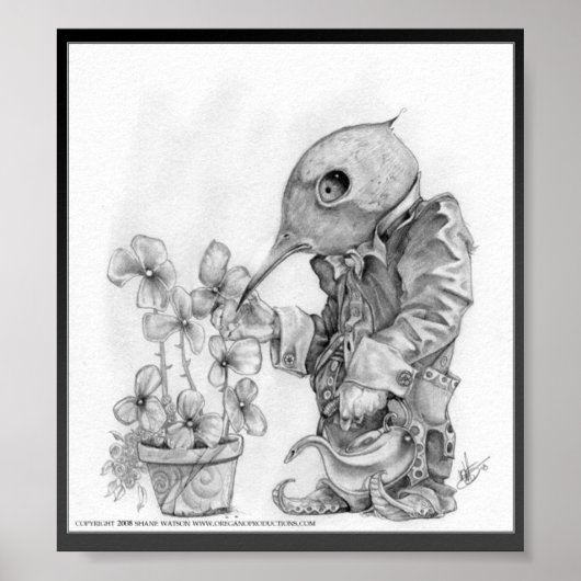 キウイ・ハミングバード・ガーデナー ポスター (正面)