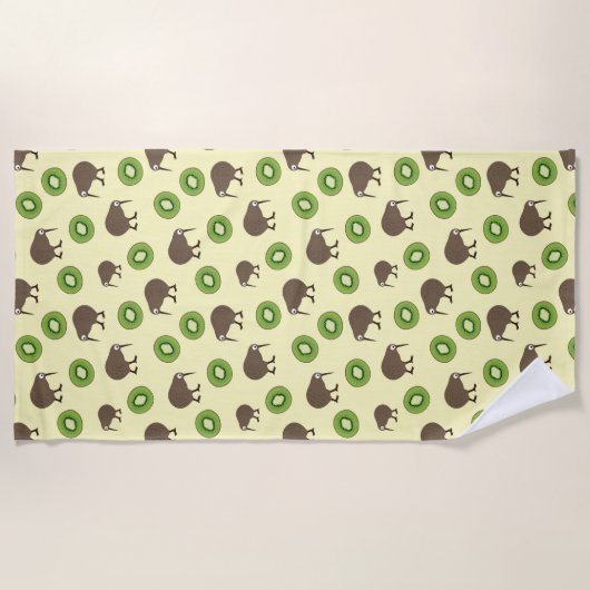 キウイ ビーチタオル (正面)