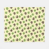 キウイ フリースブランケット (正面(横))