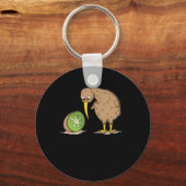 キウイNeuseeland flugunfehig Vogel Kiwifrut キーホルダー (正面)