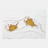 キウイNZバーズロック登山 キッチンタオル (横)