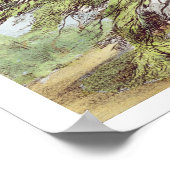 キウガーデの木の中のレバノン杉 ポスター (角)