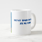 キウ最高のイニュージーランドパパ父のマンタレイギフト ジャンボコーヒーマグカップ (正面右)