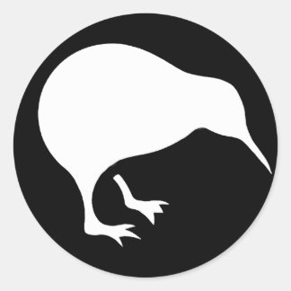 キウ誇りを持ったイになる – マットクラシックラウンドステッカー ラウンドシール