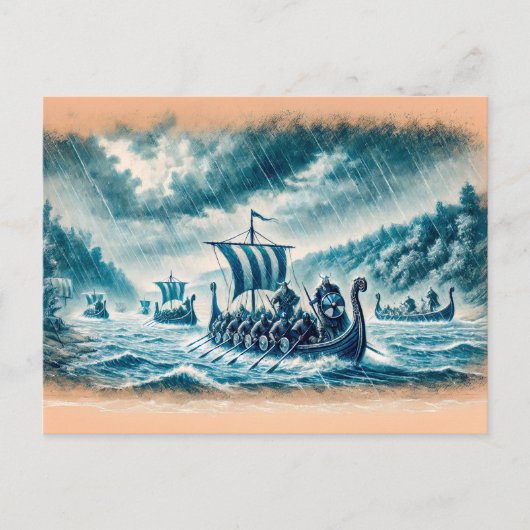 キエバンラスオンザディネパーインパステルチョークスケッチ ポストカード (正面)