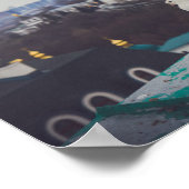 キエフのオーソドックス修道院の白い鳩 ポスター (角)