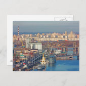 キエフのbussinesおよび企業都市は川で美化します ポストカード (正面/裏面)