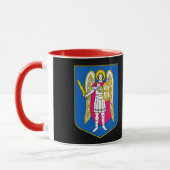 キエフウクライナのカスタムのマグ マグカップ (左)